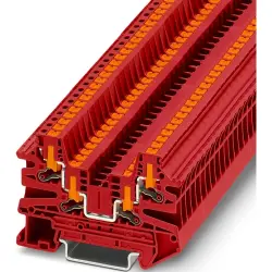 Through terminal block, push-in connection, 0.14-4.0 mm², 24 A, red, 1291506