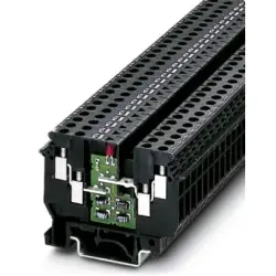 Component terminal block, screw connection, 0.2-6.0 mm², 4 pole, 500 mA, 6 kV, black, 2775061