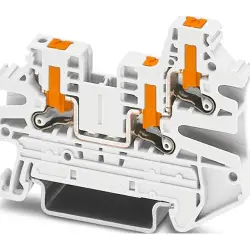 Through terminal block, push-in connection, 0.14-4.0 mm², 24 A, 8 kV, white, 1451437