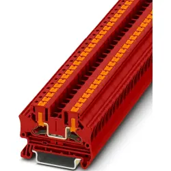 Through terminal block, push-in connection, 0.2-6.0 mm², 32 A, 8 kV, red, 1291847