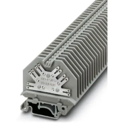 Through terminal block, plug-in connection, 0.5-6.0 mm², 12 pole, 40 A, 8 kV, gray, 2017224 - 1