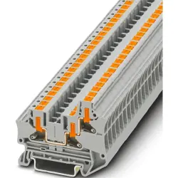 Through terminal block, push-in connection, 0.2-6.0 mm², 32 A, 8 kV, gray, 1088731