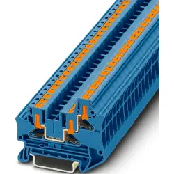Through terminal block, push-in connection, 0.2-6.0 mm², 32 A, 8 kV, blue, 1088732