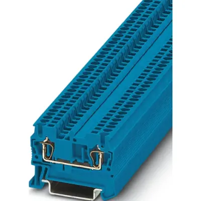 Through terminal block, tension clamp connection, 0.08-1.5 mm², 17.5 A, 6 kV, blue, 3031089 - 1