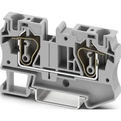 Through terminal block, tension clamp connection, 0.2-10 mm², 1 pole, 41 A, 8 kV, gray, 3031487 - 1