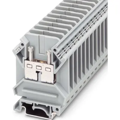 Through terminal block, screw connection, 0.5-10 mm², 41 A, 12 kV, gray, 0704076 - 1