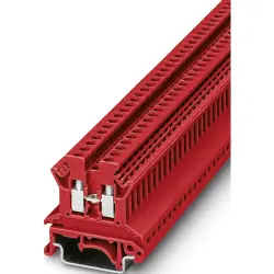 Through terminal block, screw connection, 0.2-4.0 mm², 24 A, 8 kV, red, 0719074