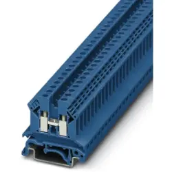 Through terminal block, screw connection, 0.2-4.0 mm², 2 pole, 24 A, 8 kV, blue, 3001048