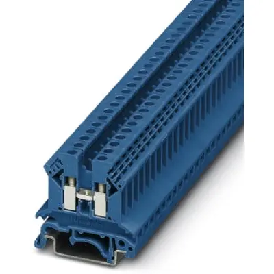 Through terminal block, screw connection, 0.2-4.0 mm², 2 pole, 24 A, 8 kV, blue, 3001048 - 1