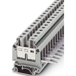 Through terminal block, screw/plug-in connection, 0.5-16 mm², 70 A, 6 kV, gray, 0701008
