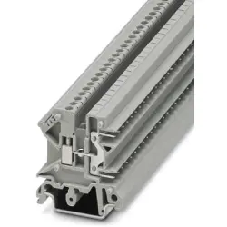 Through terminal block, screw/plug-in connection, 0.2-4.0 mm², 1 pole, 12 A, 4 kV, gray, 3002034