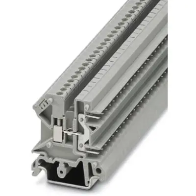 Through terminal block, screw/plug-in connection, 0.2-4.0 mm², 1 pole, 12 A, 4 kV, gray, 3002034 - 1