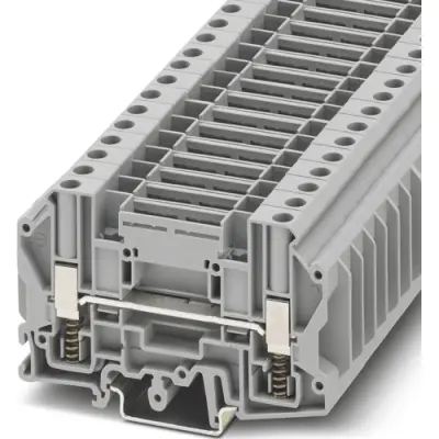 Through terminal block, screw connection, 0.2-10 mm², 41 A, 8 kV, gray, 1075387 - 1