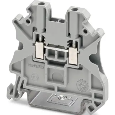 Through terminal block, screw connection, 0.14-1.5 mm², 17.5 A, 8 kV, gray, 1452265 - 1