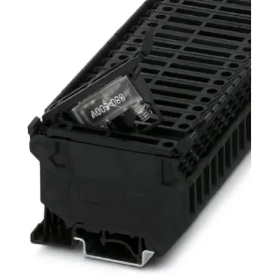 Fuse terminal block, 2 pole, 0.2-4.0 mm², 250 V, 6.3 A, 3004155 - 1