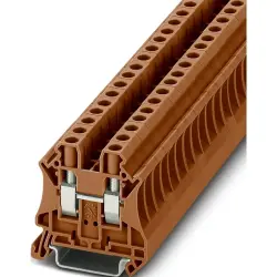 Through terminal block, screw connection, 0.2-10 mm², 41 A, 8 kV, brown, 1146197