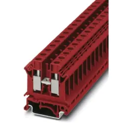 Through terminal block, screw connection, 0.5-16 mm², 1 pole, 57 A, 8 kV, red, 3022315