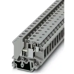 Through terminal block, screw connection, 0.5-16 mm², 3 pole, 57 A, 8 kV, gray, 3001381
