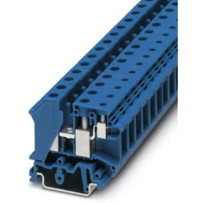 Through terminal block, screw connection, 0.5-16 mm², 3 pole, 57 A, 8 kV, blue, 3001475 - 1