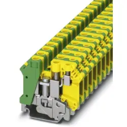 Protective conductor terminal, screw connection, 0.5-16 mm², 3 pole, 8 kV, yellow/green, 3001420