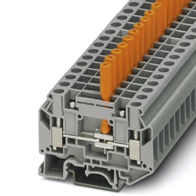 Disconnect terminal, screw connection, 0.5-10 mm², 2 pole, 41 A, 6 kV, gray, 3072804 - 1