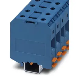 High current terminal, screw connection, 16-70 mm², 1 pole, 150 A, 8 kV, blue, 3009066