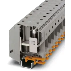 High current terminal, screw connection, 25-95 mm², 1 pole, 232 A, 8 kV, gray, 3010013