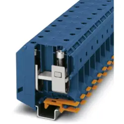 High current terminal, screw connection, 25-95 mm², 1 pole, 232 A, 8 kV, blue, 3010136