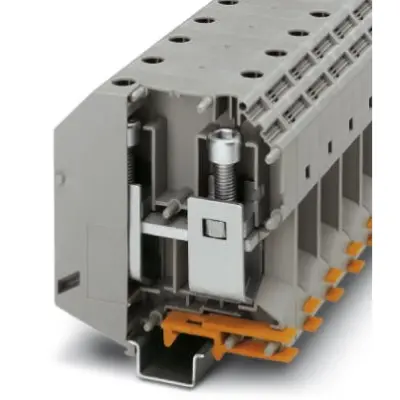 High current terminal, screw connection, 35-150 mm², 1 pole, 309 A, 8 kV, gray, 3010110 - 1