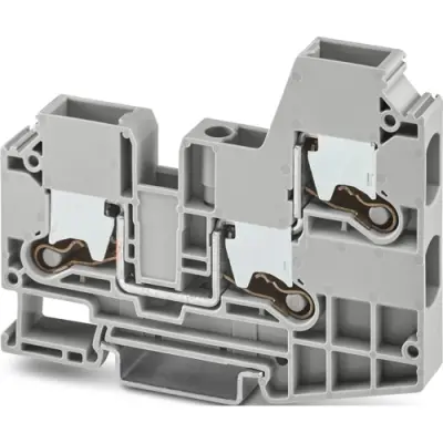 Through terminal block, push-X connection, 1.5-16 mm², 1 pole, 57 A, gray, 1329603 - 1