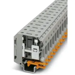 High current terminal, screw connection, 16-95 mm², 1 pole, 192 A, 8 kV, gray, 3213140