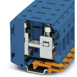 High current terminal, screw connection, 16-95 mm², 1 pole, 192 A, 8 kV, blue, 3244601
