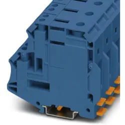 Potential collecting terminal, screw connection, 16-95 mm², 1 pole, 192 A, 8 kV, blue, 3213143