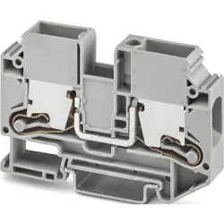Through terminal block, push-X connection, 2.5-25 mm², 1 pole, 76 A, gray, 1329672