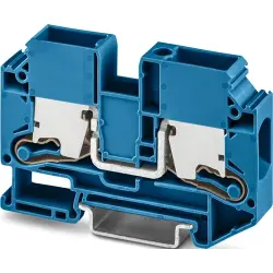 Through terminal block, push-X connection, 2.5-25 mm², 1 pole, 76 A, blue, 1329673
