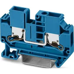 Through terminal block, push-X connection, 0.5-10 mm², 1 pole, 41 A, 8 kV, blue, 1329494