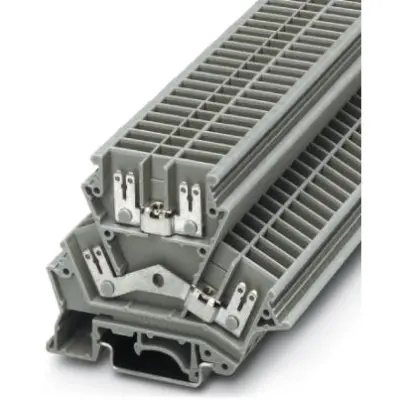 Through terminal block, plug-in connection, 0.5-6.0 mm², 20 A, 6 kV, gray, 2771133 - 1
