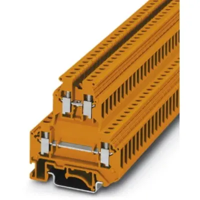 Through terminal block, screw connection, 0.2-4.0 mm², 32 A, 6 kV, orange, 3007314 - 1