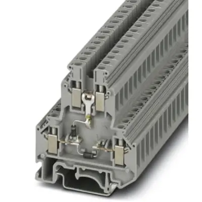 Component terminal block, screw connection, 0.2-4.0 mm², 4 pole, 32 A, 6 kV, gray, 2791142 - 1