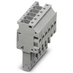 Plug, 6 pole, 0.2-6.0 mm², gray for space-saving potential distribution, 3060160