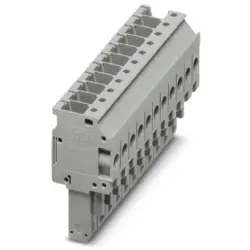 Plug, 11 pole, 0.2-6.0 mm², gray for space-saving potential distribution, 3060212