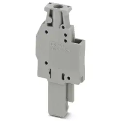 Plug, 1 pole, 0.14-4.0 mm², gray for space-saving potential distribution, 3045145