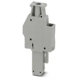 Plug, 1 pole, 0.14-6.0 mm², gray for space-saving potential distribution, 3045716