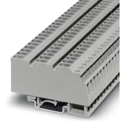 Through terminal block, screw/plug-in connection, 0.2-4.0 mm², 1 pole, 20 A, 8 kV, gray, 1838381