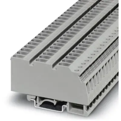 Through terminal block, screw/plug-in connection, 0.2-4.0 mm², 1 pole, 20 A, 8 kV, gray, 1838381 - 1