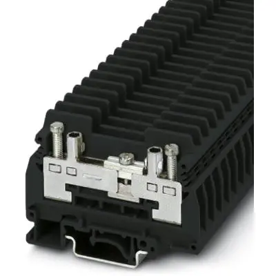 Disconnect terminal, screw connection, 0.5-10 mm², 2 pole, 41 A, 6 kV, black, 3057348 - 1