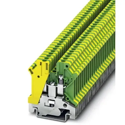 Protective conductor terminal, screw connection, 0.2-4.0 mm², 1 pole, 8 kV, yellow/green, 3000611 - 1
