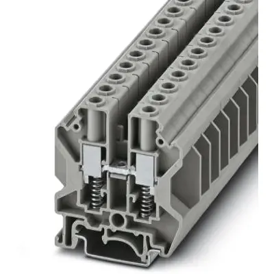 Through terminal block, screw connection, 0.5-16 mm², 2 pole, 57 A, 8 kV, gray, 3070354 - 1