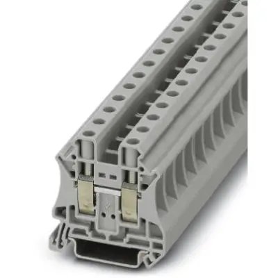 Through terminal block, screw connection, 0.5-16 mm², 2 pole, 57 A, 8 kV, gray, 3064247 - 1
