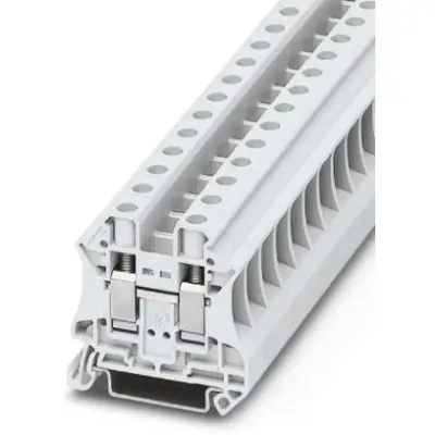 Through terminal block, screw connection, 0.5-16 mm², 2 pole, 57 A, 8 kV, white, 3046317 - 1